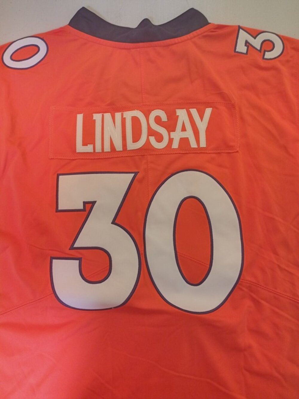 Nike Phillip Lindsay Denver Broncos NFL Football Jersey Adult Medium Orange